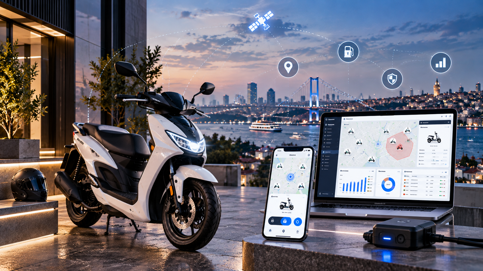Paylaşımlı scooter ve motosiklet kiralama platformu