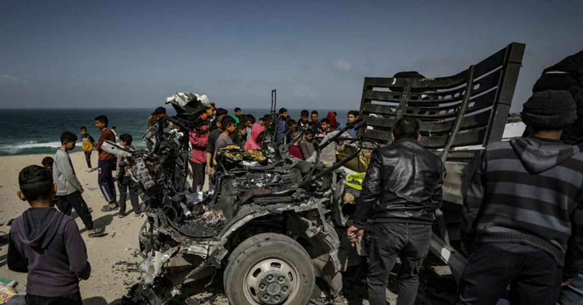 118 Gazzelinin öldürülmüş olduğu saldırıda yardım konvoyunu İsrail organize etti