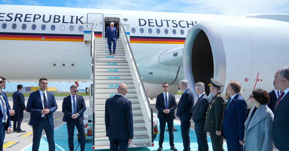 Almanya Cumhurbaşkanı Steinmeier, İstanbul’a geldi