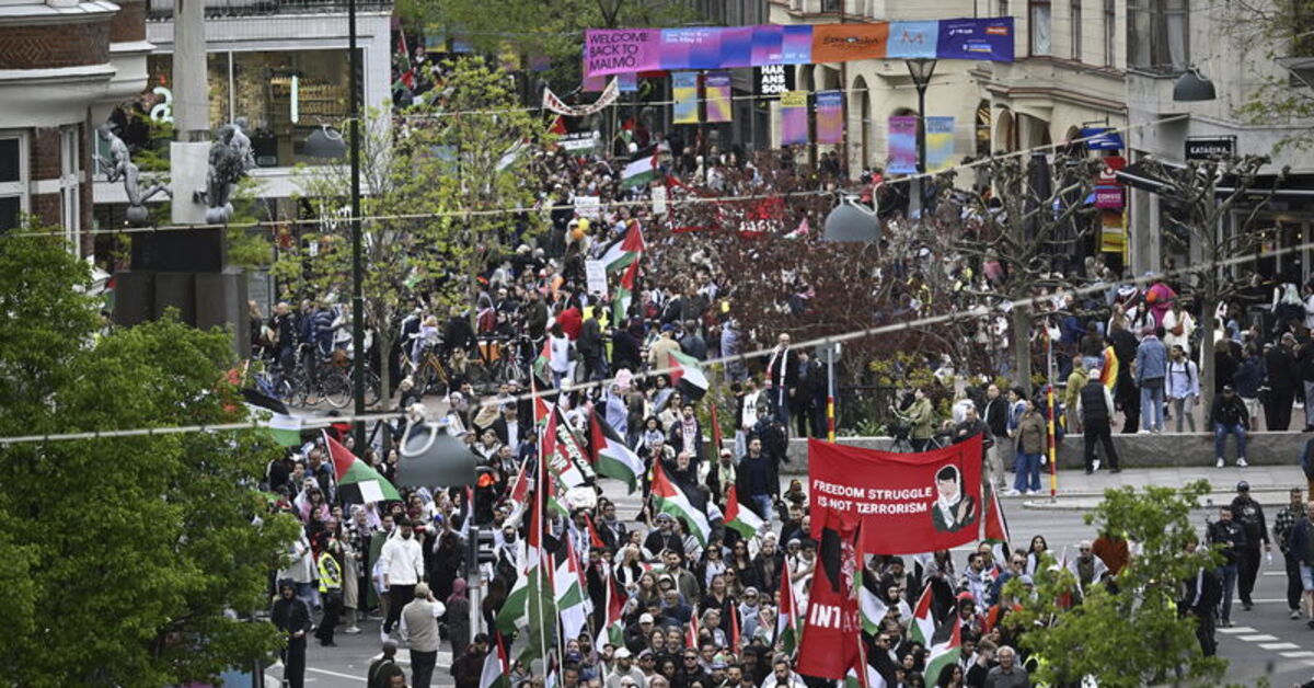 Eurovision öncesi İsrail protestosu