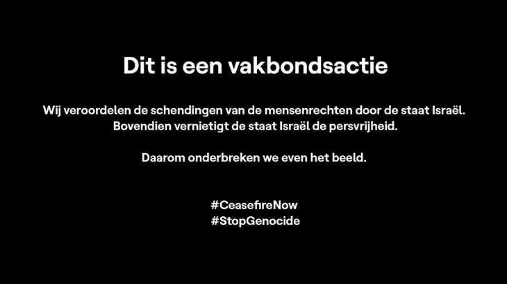 Belçika televizyonundan İsrail protestosu: Yayını kesip, davet yaptılar